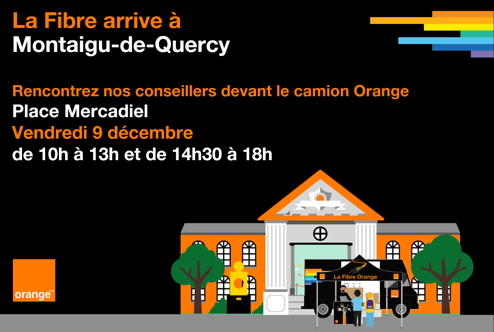Illustration pour « Fibre à Montaigu de Quercy Rencontre 9 Décembre »